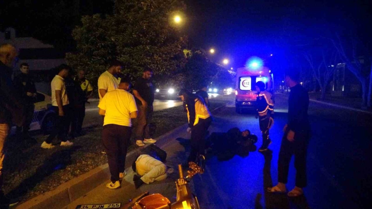 Kazada yaralanan motosiklet sürücüsü kendi acısını unutup babasını sordu