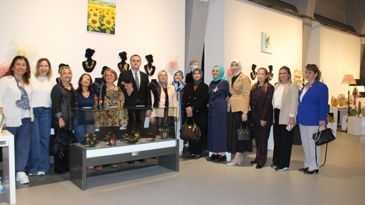 Kursiyerlerin el emekleri görücüye çıktı