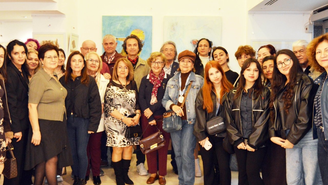 Öğretmenin sergi heyecanı