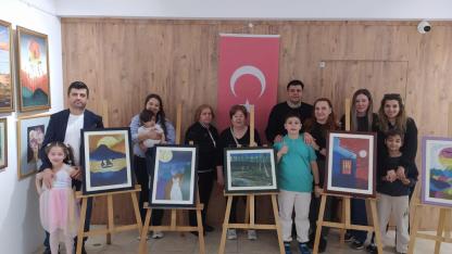 Renk Atölye’den “Bahara Merhaba” sergisi Muratpaşa’da açıldı