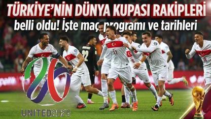 A Milli Takımın Dünya Kupası rakipleri belli oldu! İşte maç programı ve tarihleri