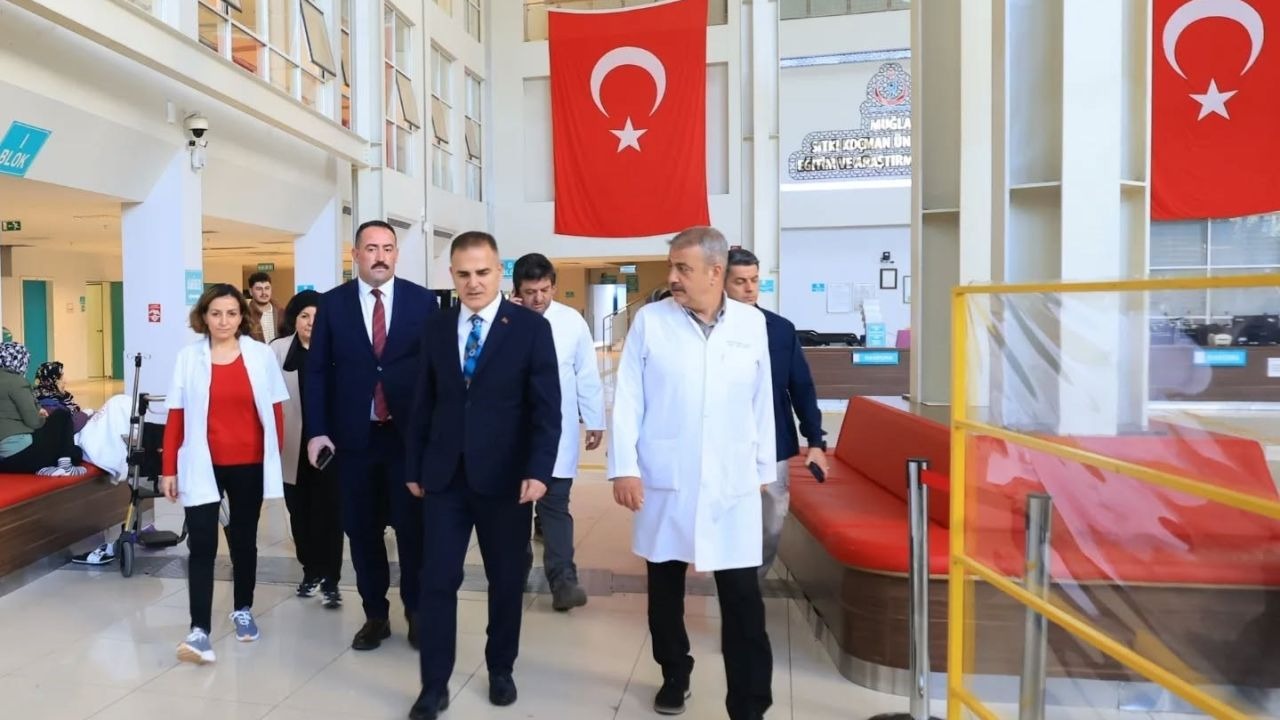 Vali Akbıyık’tan Eğitim ve Araştırma Hastanesi’nde denetim