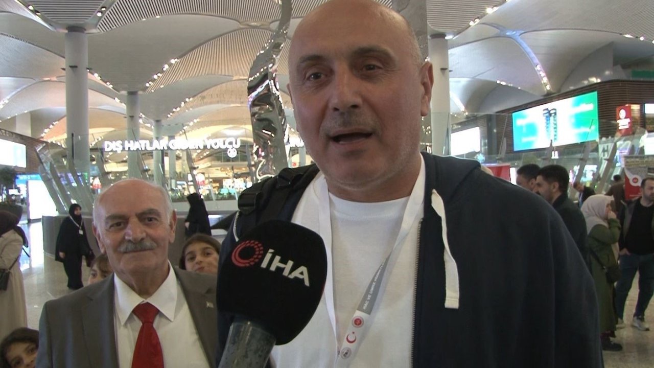 Yılın ilk hacı adayları İstanbul Havalimanı’ndan kutsal topraklara uğurlandı