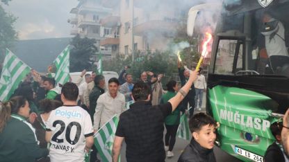 Muğlaspor'a coşkulu karşılama