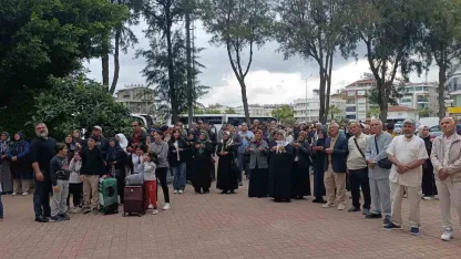 Manavgatlı hacı adayları kutsal topraklara uğurlandı