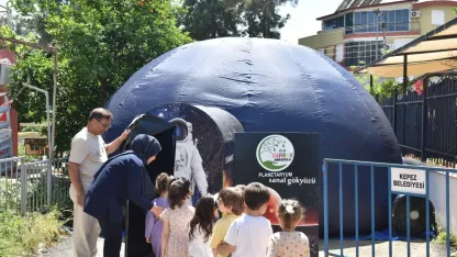 Kepez’de minik kaşifler uzayı keşfediyor