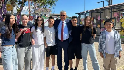 Kemer'de Hıdırellez ateşi yakıldı