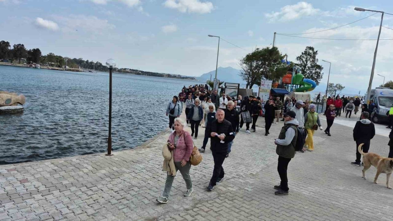 Akdeniz’den Ege’ye Doğa ve Dostluk Yürüyüşü Datça’da başladı