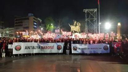 Antalya Barosu 100. yılında yürüdü