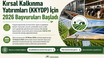 Antalya’da tarıma büyük destek