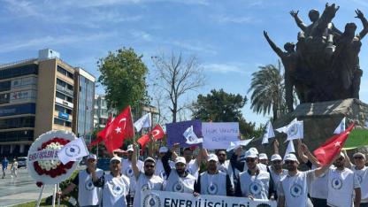 Enerji işçileri 1 Mayıs’ta Cumhuriyet Meydanı’nda buluştu