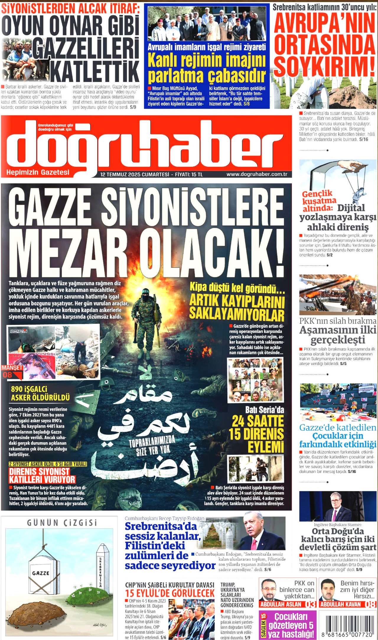 DOĞRU HABER Gazete Manşeti