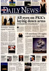HÜRRİYET DAİLY NEWS Gazete Manşeti