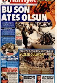 HÜRRİYET Gazete Manşeti
