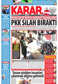 KARAR Gazete Manşeti