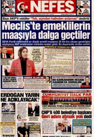 NEFES Gazete Manşeti