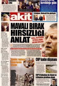 YENİ AKİT Gazete Manşeti