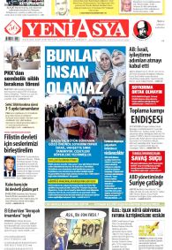 YENİ ASYA Gazete Manşeti