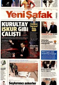 YENİ ŞAFAK Gazete Manşeti
