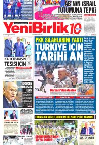 YENİBİRLİK Gazete Manşeti