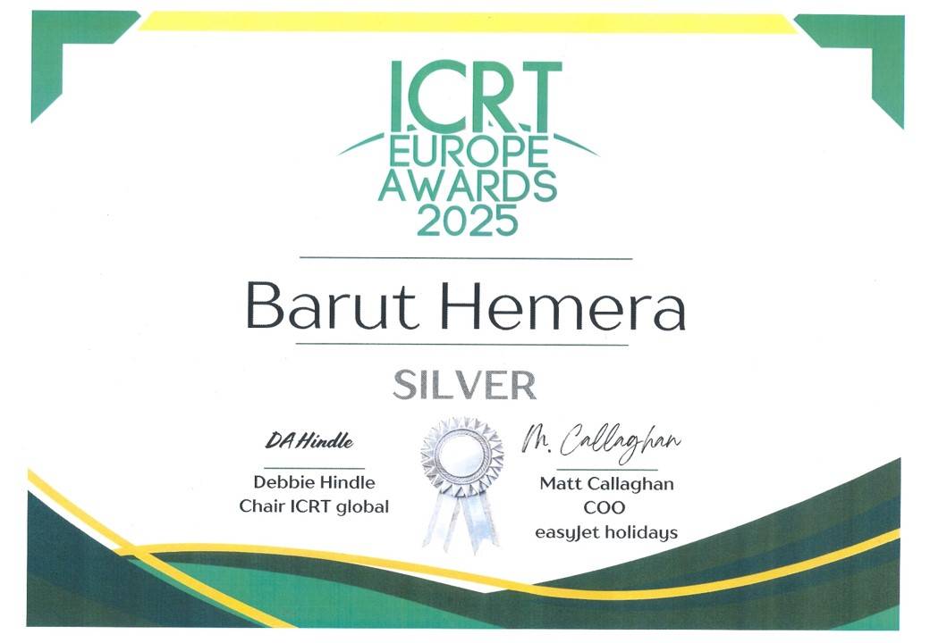 Barut Hemera, Tourism Awards 2025’te Silver ödül kazandı