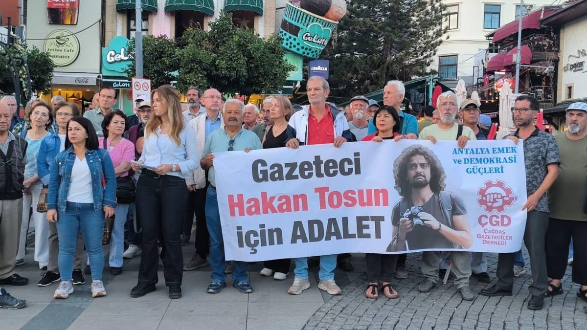 Antalya’da Hakan Tosun için toplandılar