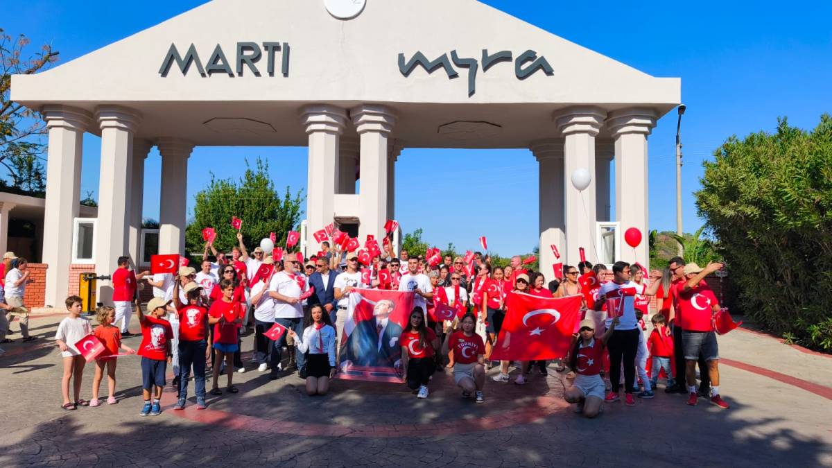 Martı Myra Otel’de Cumhuriyet Bayramı coşkusu