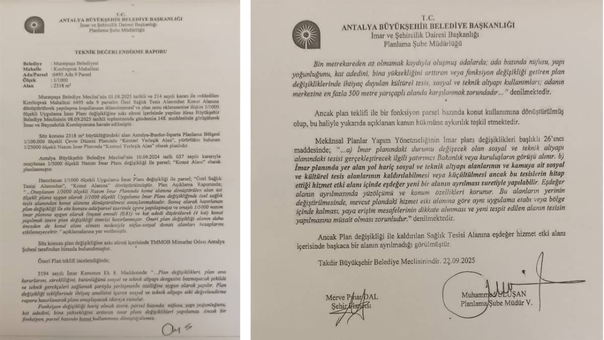 Mimarlar Odası’ndan “rant planı” çıkışı! Sağlık tesisi konuta dönüştürüldü