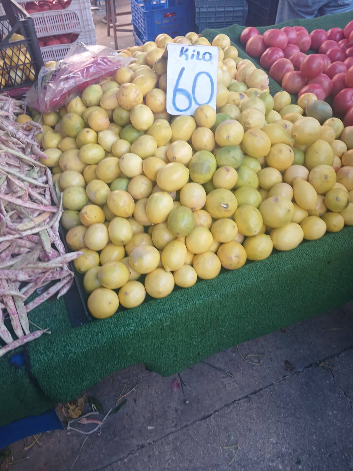 Limon fiyatları vatandaşın yüzünü ekşitiyor!