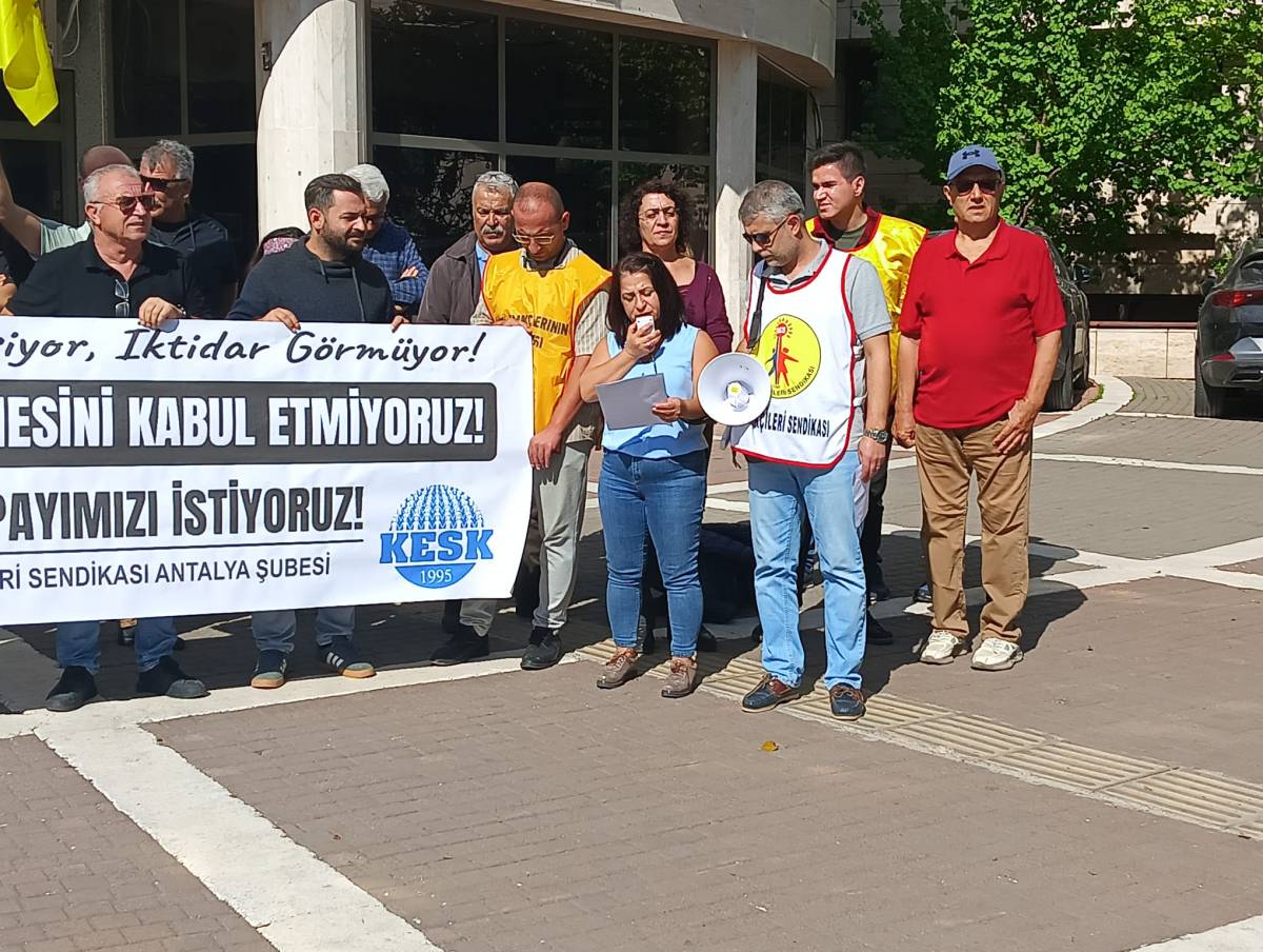 BES Antalya Şubesi: “Sefalete teslim olmayacağız!”