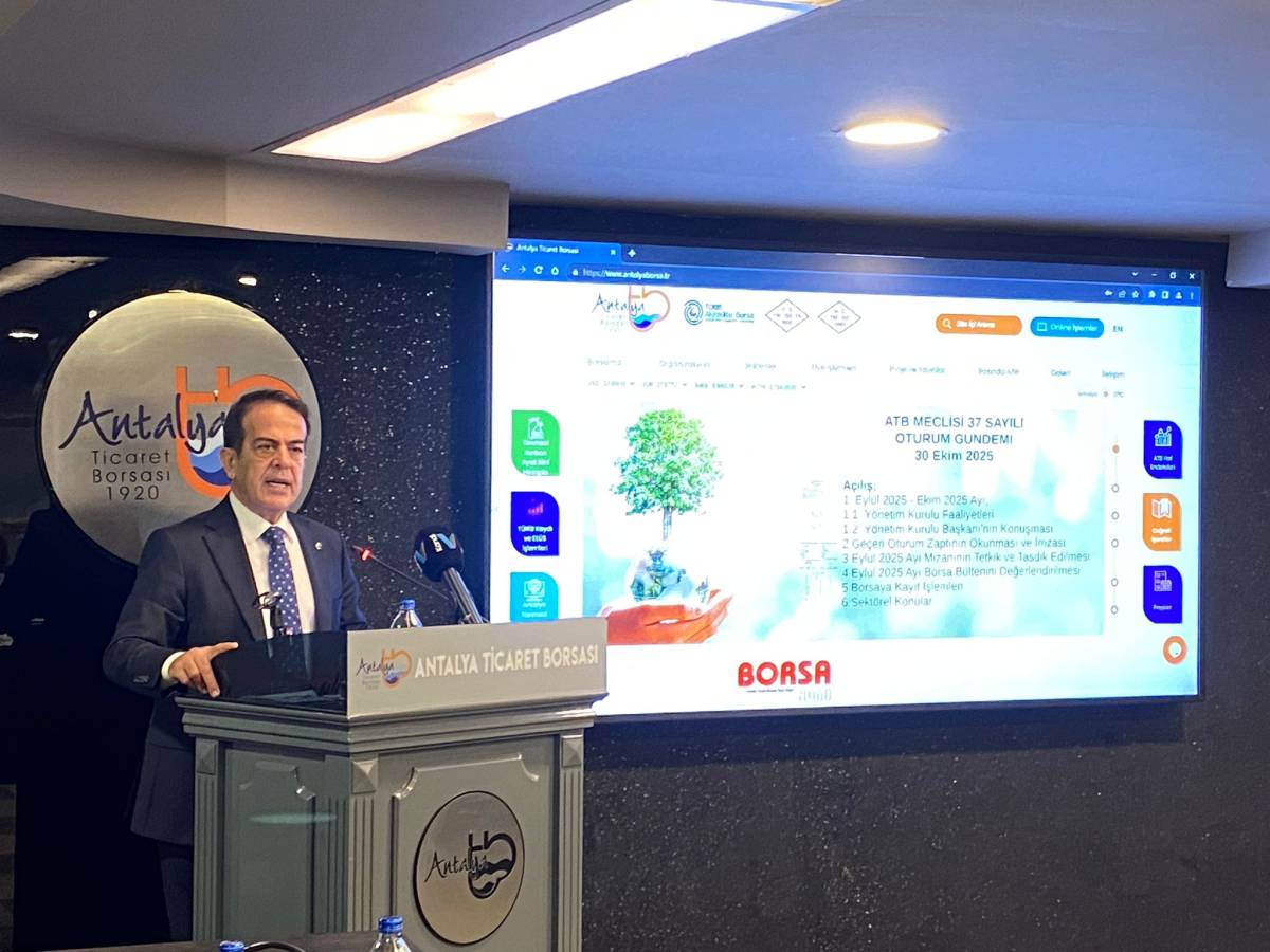 “Kurulan şirket sayısı Antalya’da %16,6 azaldı”