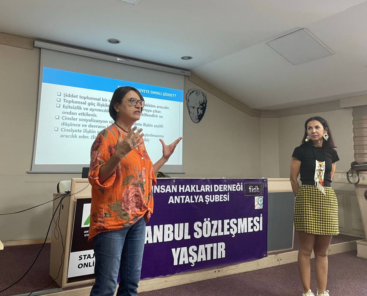 İHD Antalya Şubesi’nden “Kadın hakları, insan haklarının ayrılmaz bir parçasıdır”