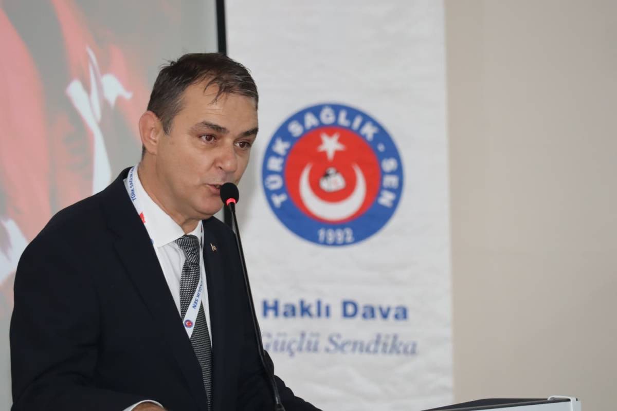 Turan, Türk Sağlık-Sen Antalya Şubesi’nin tekrar başkanı oldu