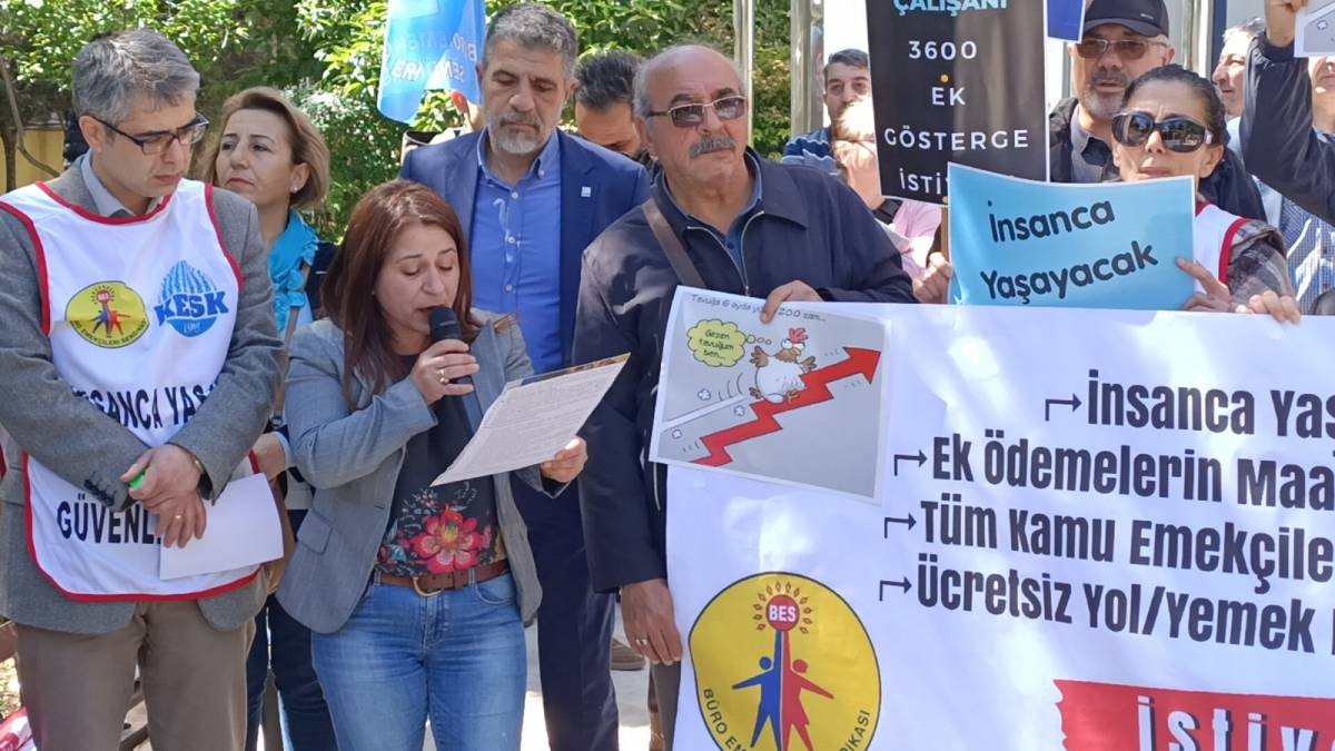 Kamu emekçisinin sepeti yandı!