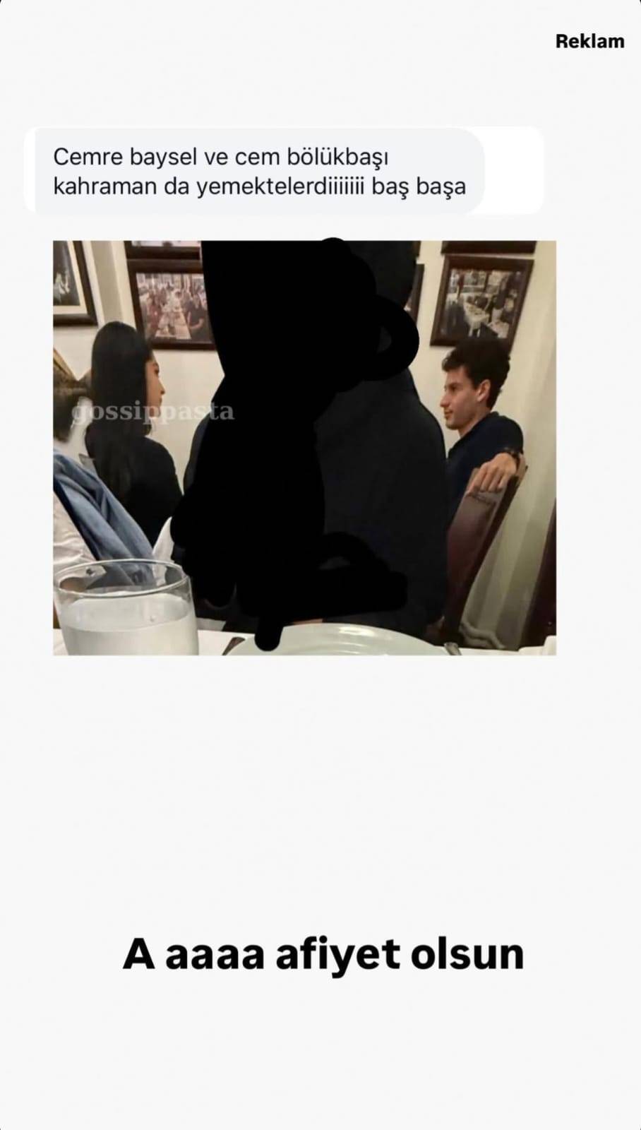 Cemre Baysel ile Cem Bölükbaşı birlikte görüntülendi!