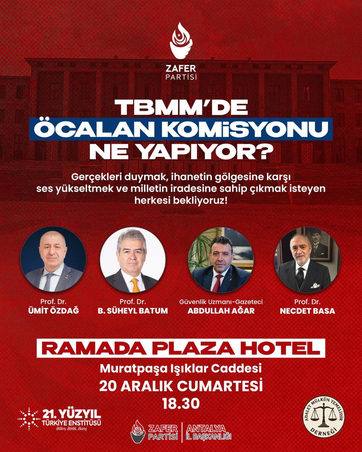 Özdağ soruşturmasının başlangıcı sayılan Antalya’da tekrar konuşacak