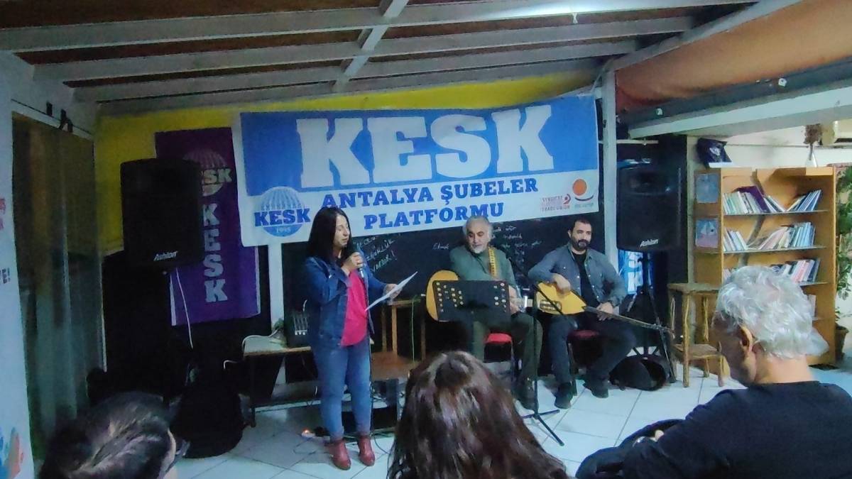 KESK’in 30. kuruluş yıldönümü Antalya’da kutlandı
