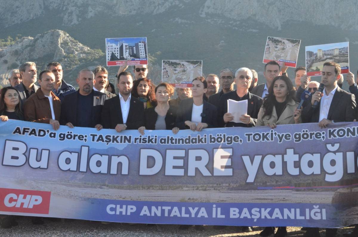 Antalya’da TOKİ tartışması! Antalya’nın suyu ve can güvenliği tehlikede
