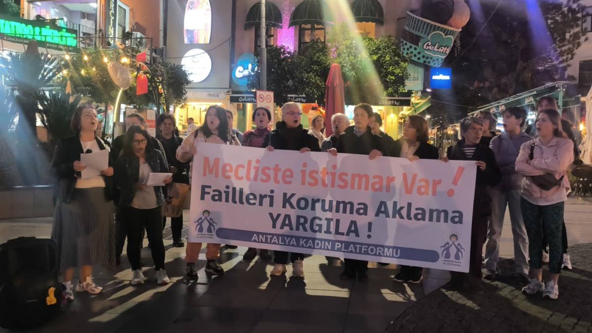 Antalya Kadın Platformu’ndan Meclis’teki çocuk istismarı iddialarına sert tepki!