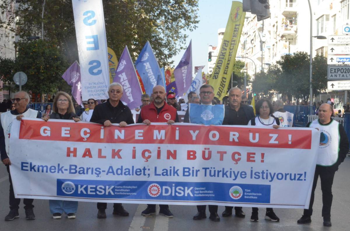 Antalya “Geçinemiyoruz” diye seslendi