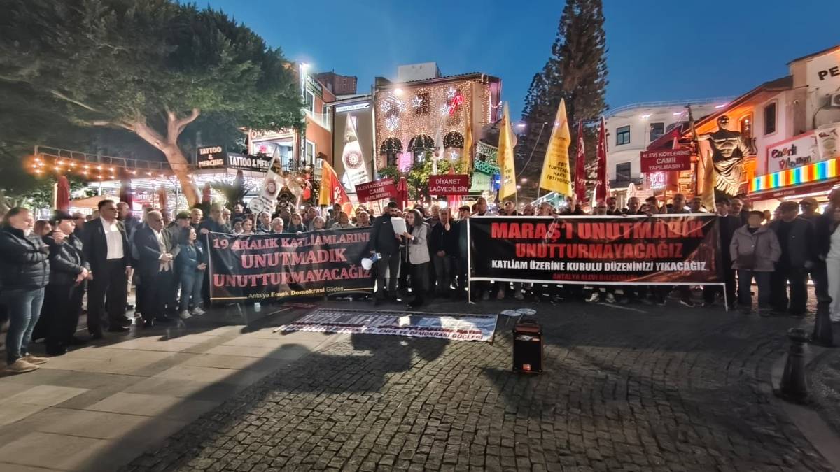 Maraş Katliamı’nın 47. yılı Antalya’da anıldı