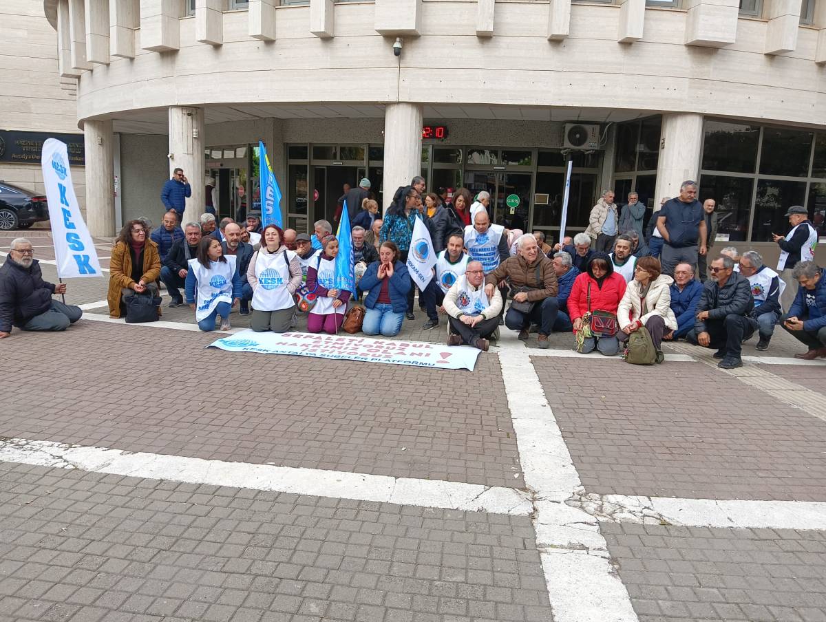 KESK, açıklanan veriler sonrasında eylem gerçekleştirdi!