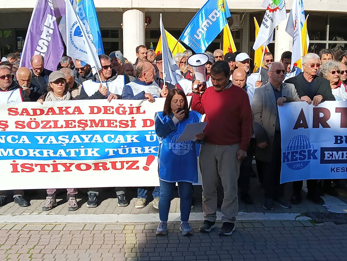 KESK’ten Antalya’da iş bırakma eylemi
