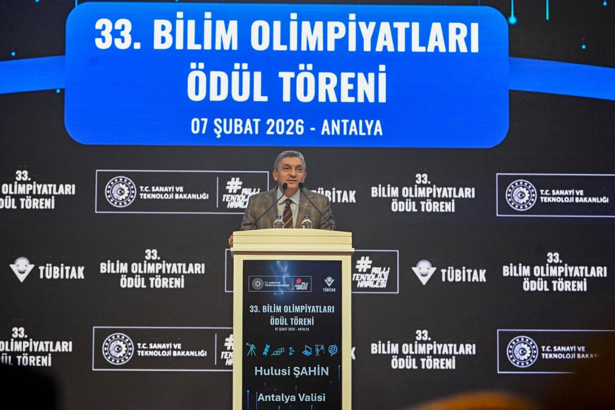 TÜBİTAK 33. Bilim Olimpiyatları Ödül Töreni Antalya'da düzenlendi