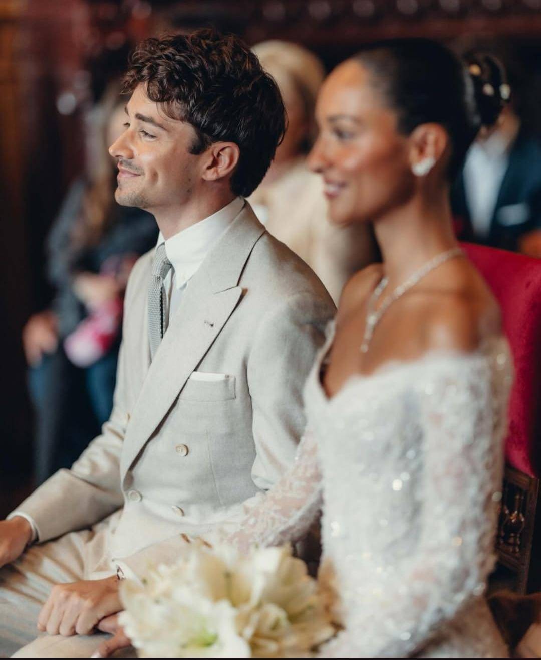 Formula 1 yıldızı Charles Leclerc dünyaevine girdi!