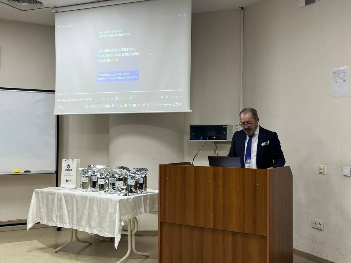 Antalya'da atık lastiklerden yapılacak inovatif ürünlerin AR-GE projesi tanıtıldı