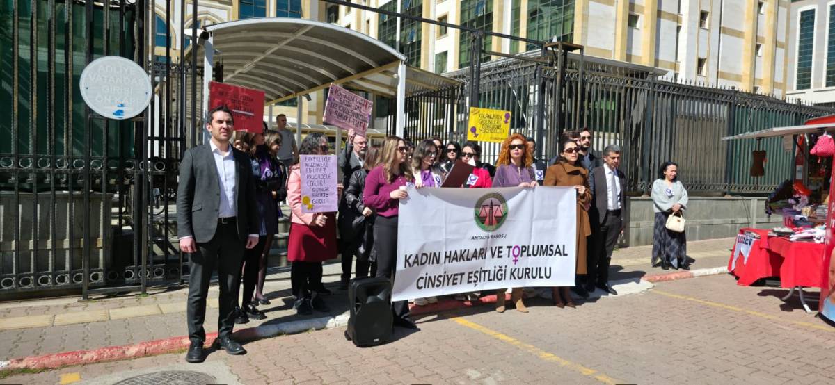 Antalya Barosu’ndan kadın cinayetleri vurgusu