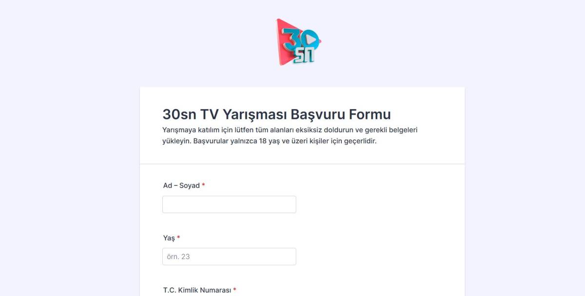 30 Saniye Yarışma Programına nasıl katılabilirim? Kanal 7 İşte 30 Saniye yarışma ödül miktarı