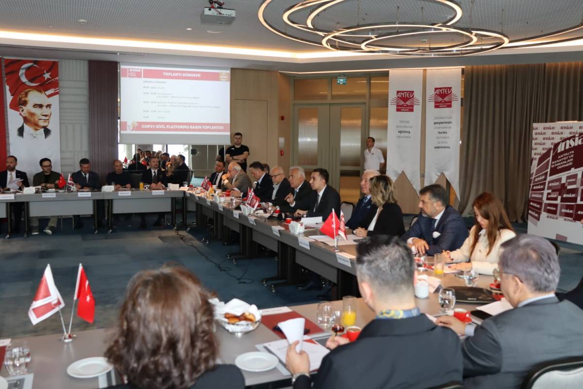 Antalya’da COP31 için tarihi çağrı: Sivil toplumdan ortak bildiri