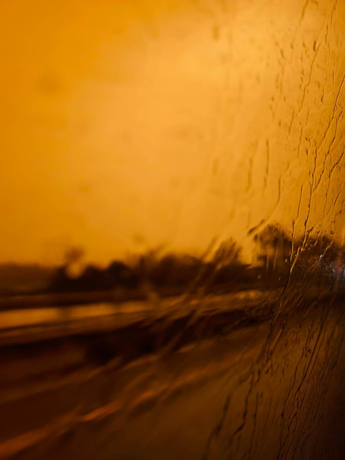 Manavgat'ta gökyüzü kırmızı renge büründü!